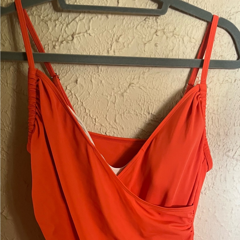 Swimsuit, Eco Swim, Size 12 Orange
